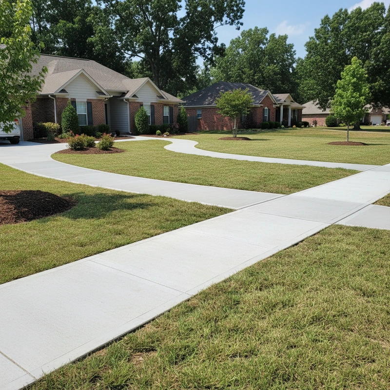 Concrete Sidewalks project completed by Quality Concrete
